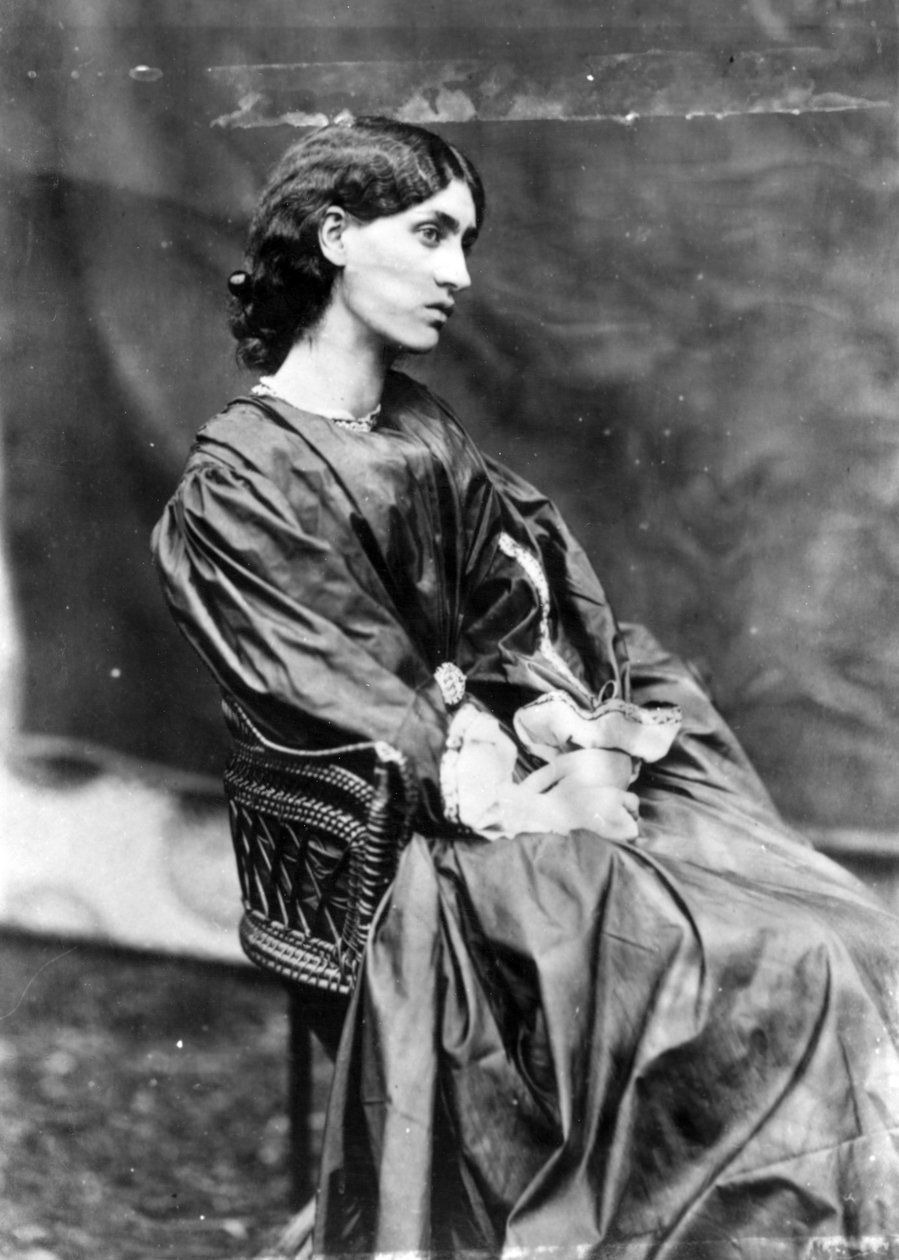 Jane Morris, posiert von Dante Gabriel Rossetti, 1865 von John R. Parsons
