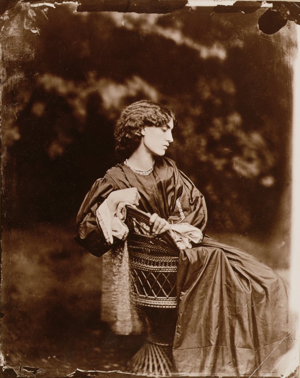 Porträt von Jane Morris, 1865 von John R. Parsons
