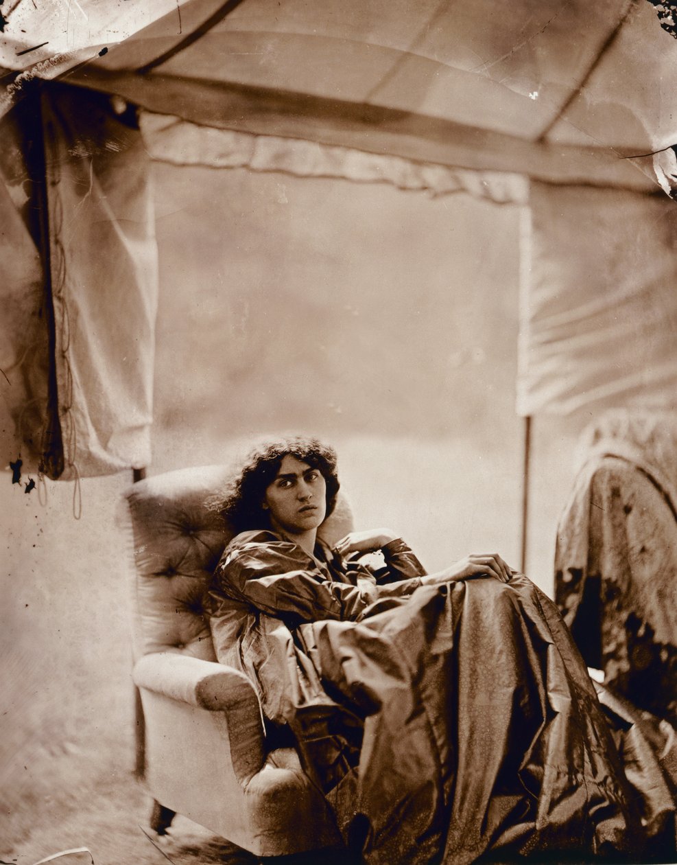Porträt von Jane Morris (1839-1914) 1865 von John R. Parsons