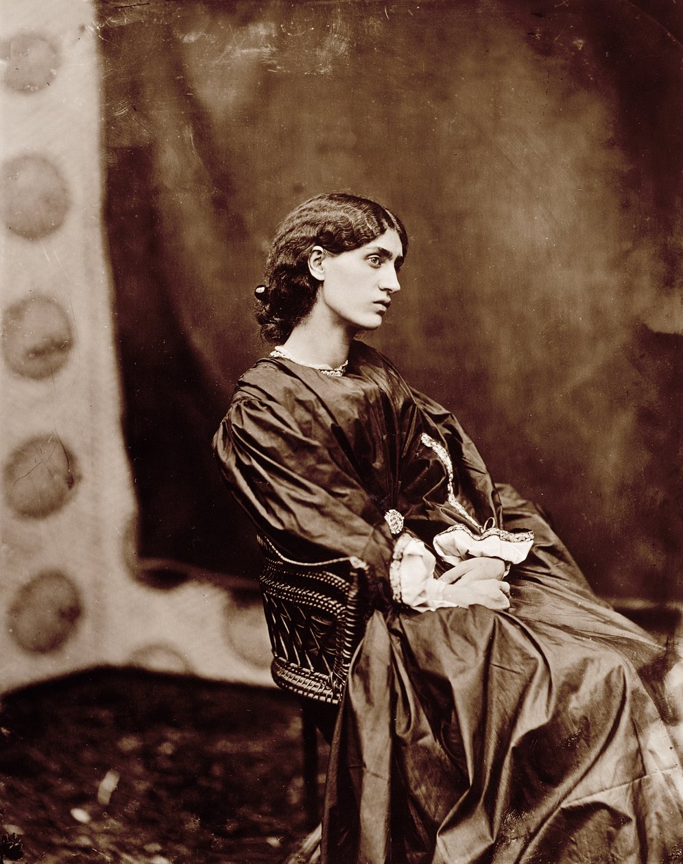 Porträt von Jane Morris (1839-1914) 1865 von John R. Parsons