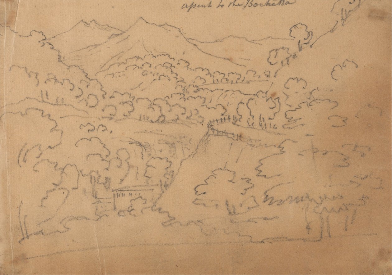 Aufstieg zur Bochetta von John Robert Cozens