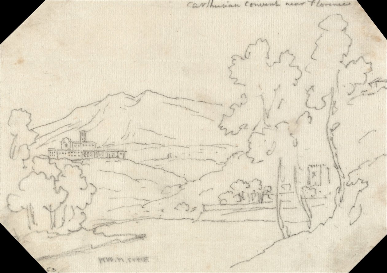 Kartäuserkloster nahe Florenz von John Robert Cozens