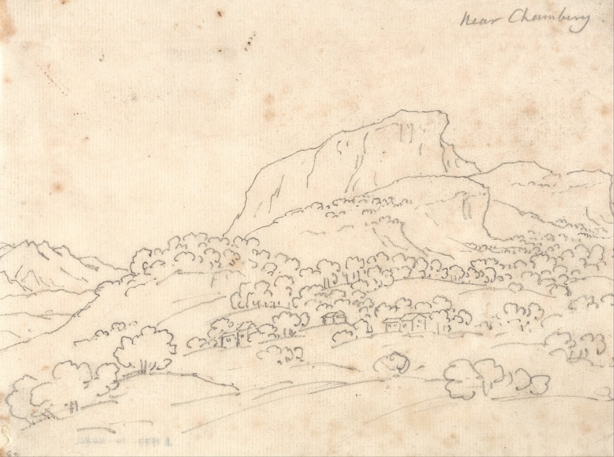 In der Nähe von Chamberg von John Robert Cozens