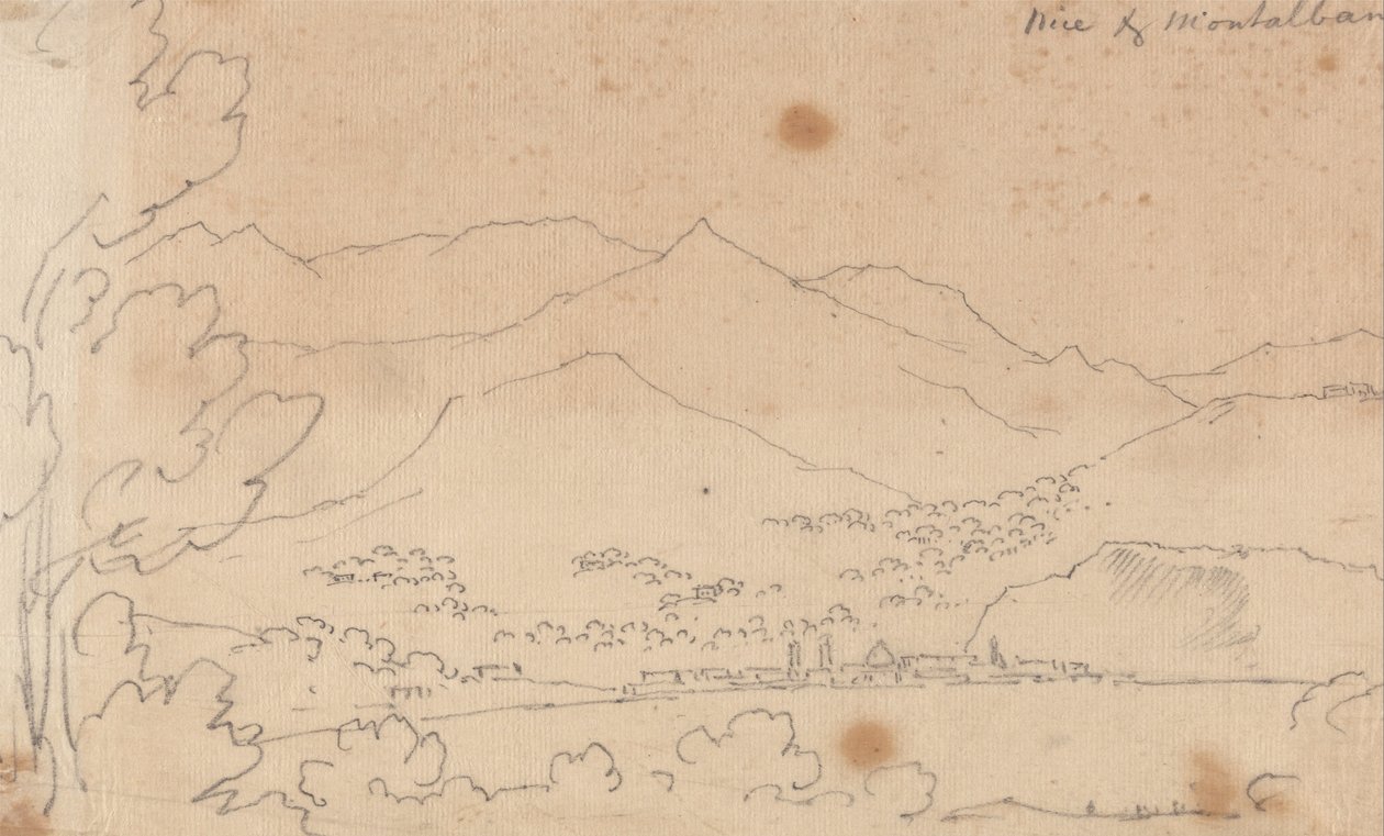 Nice von Montalban von John Robert Cozens