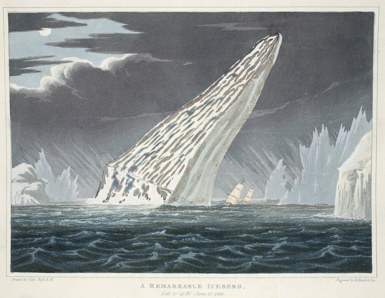 Ein bemerkenswerter Eisberg, Illustration aus 