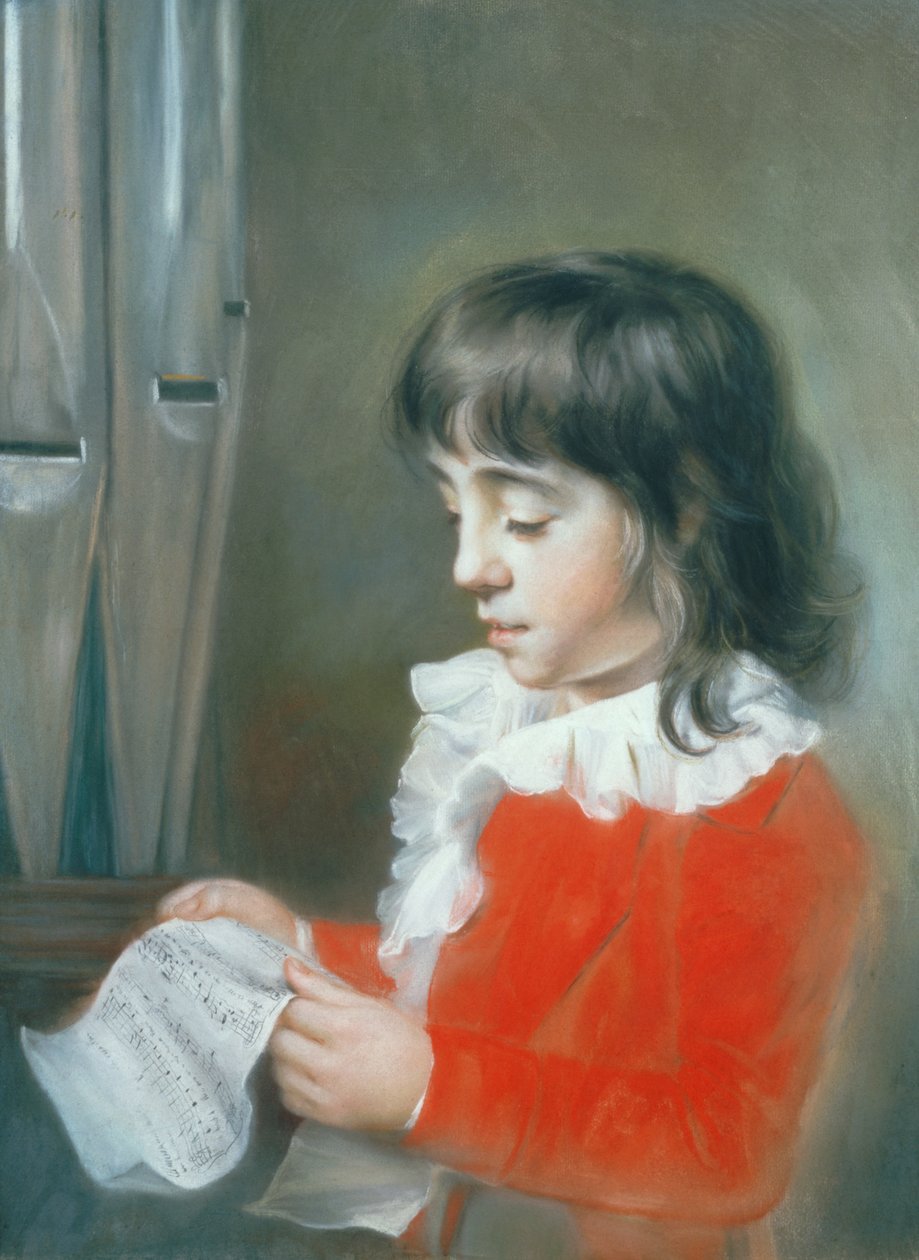 Master Groves, ein Chorknabe der Chapel Royal von John Russell