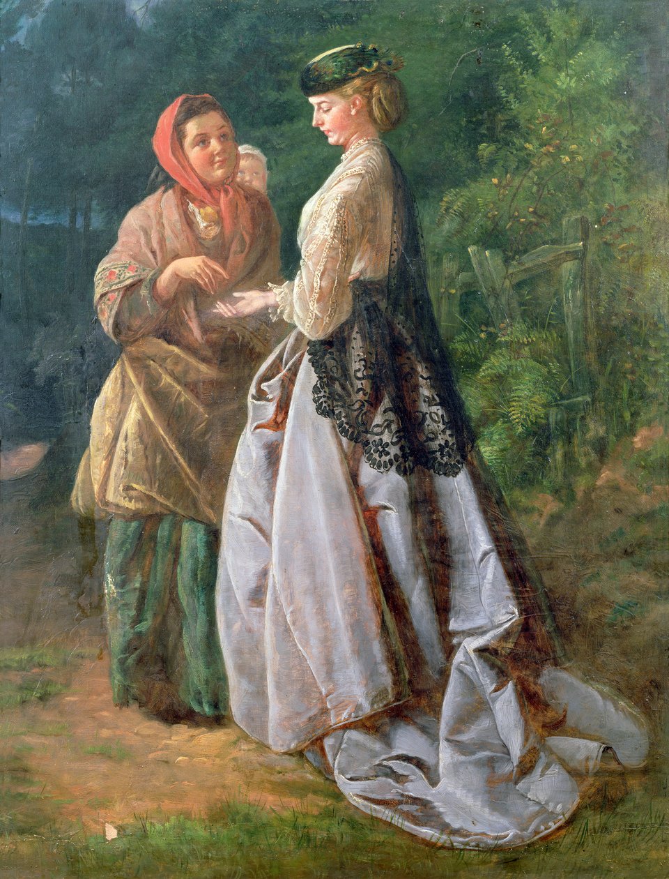 Danet und der umherziehende Wahrsager, 1859 von John Scott Cavell