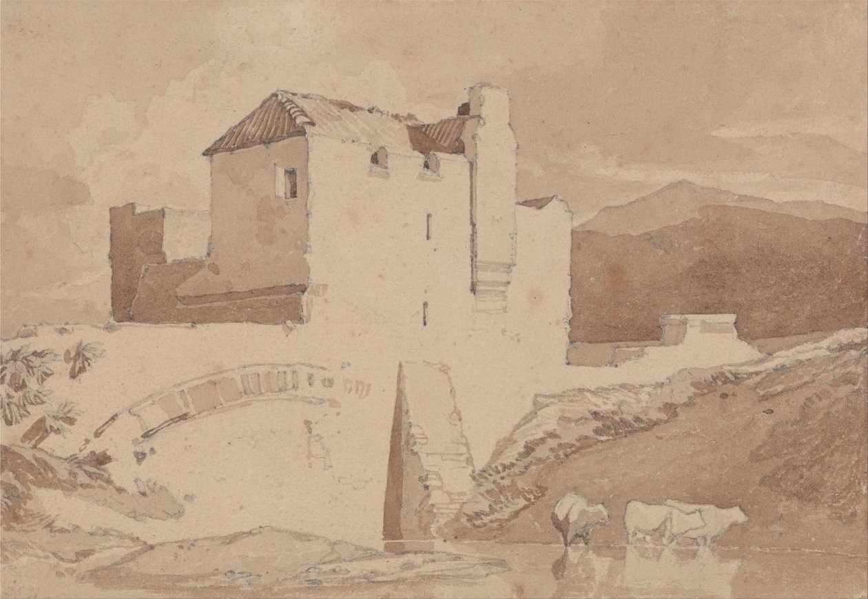 Ein altes Gebäude von John Sell Cotman