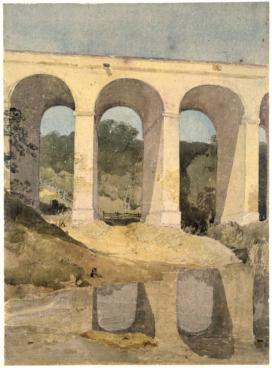 Chirk-Aquädukt, 1806-7 von John Sell Cotman