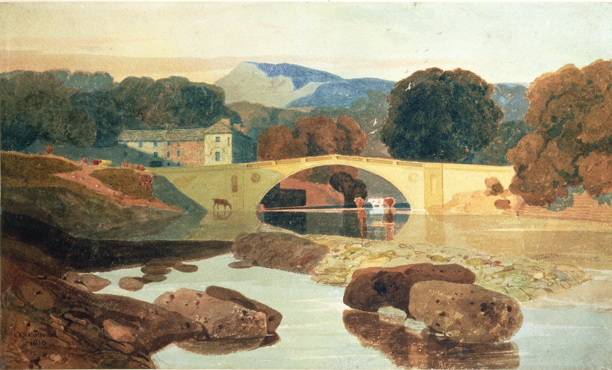 Greta Bridge, Yorkshire, 1810 von John Sell Cotman