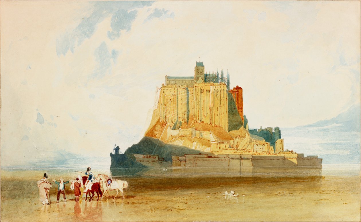 Mont St Michel, 1829 von John Sell Cotman