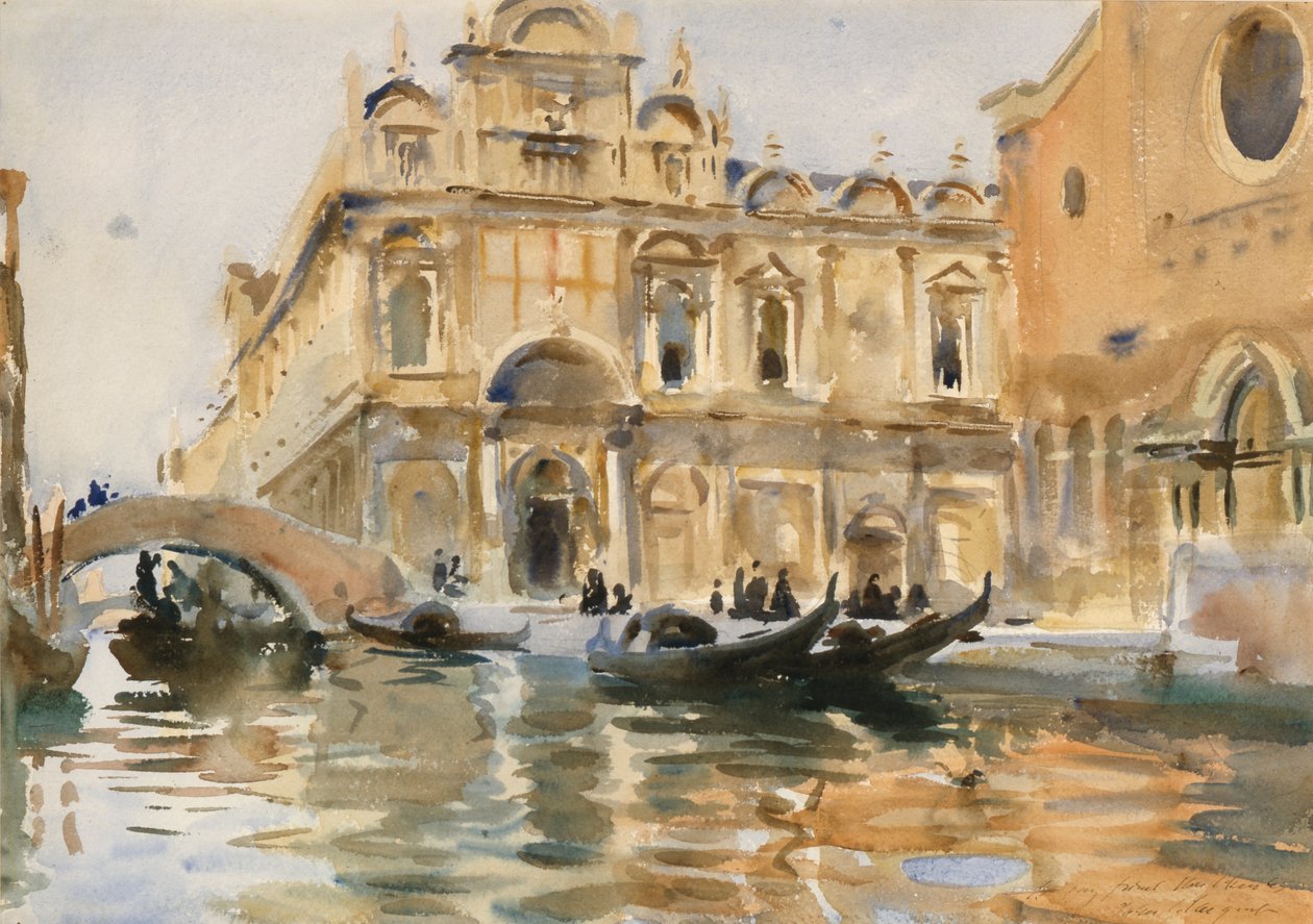 Rio dei Mendicanti, Venedig von John Singer Sargent