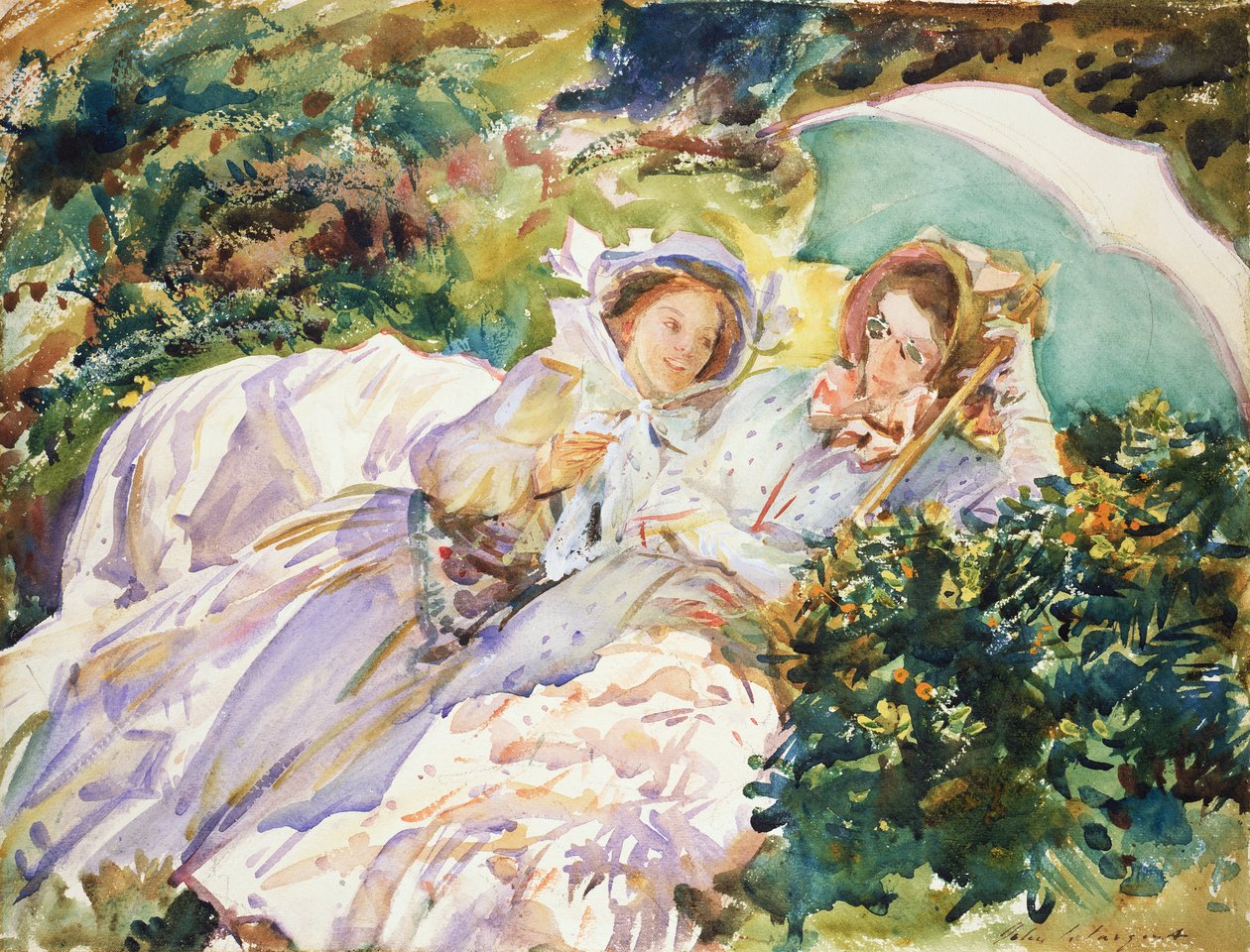 Simplonpass - Der Tease von John Singer Sargent