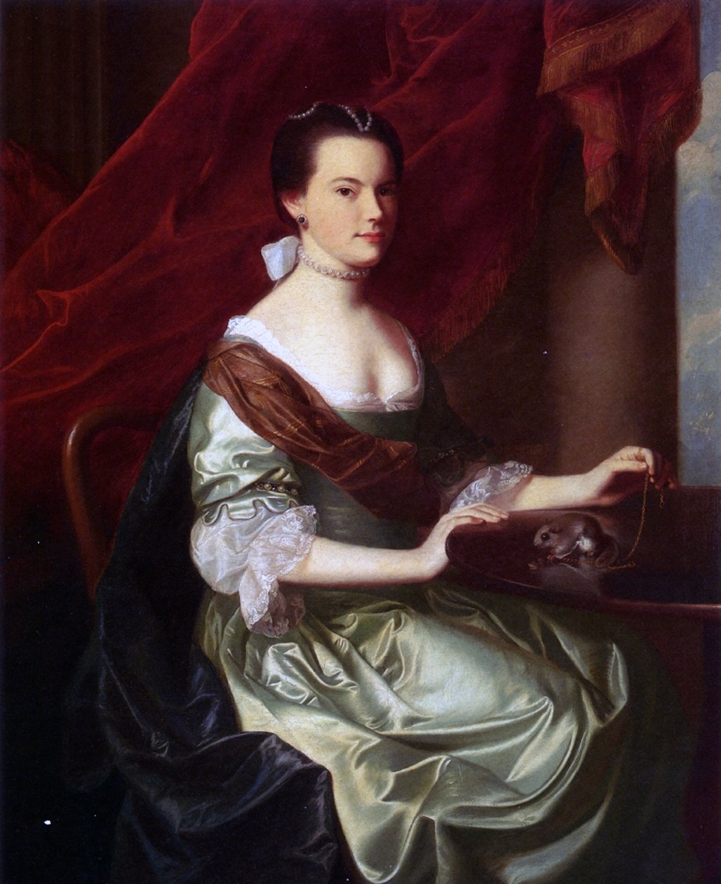 Mrs. Theodore Atkinson Jr. (Frances Deering Wentworth), 1765 von John Singleton Copley