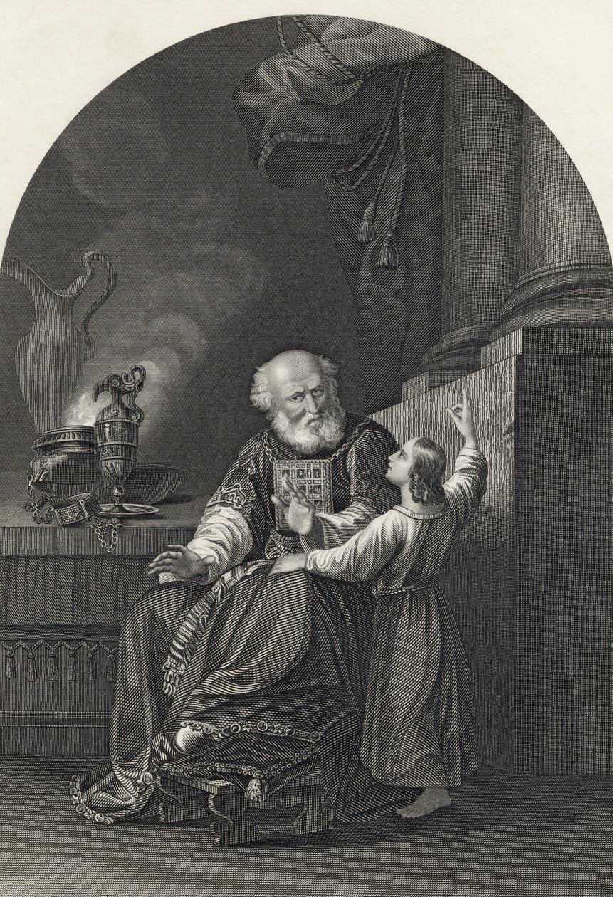 Samuel und Eli, graviert von S. Allen, aus 