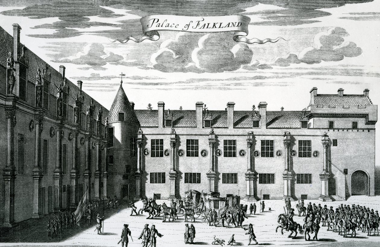 Palast von Falkland, aus 