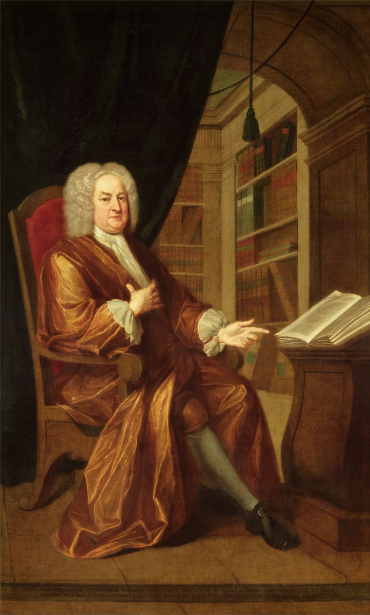 Benjamin Moreland, High Master der St. Pauls School von John Smibert