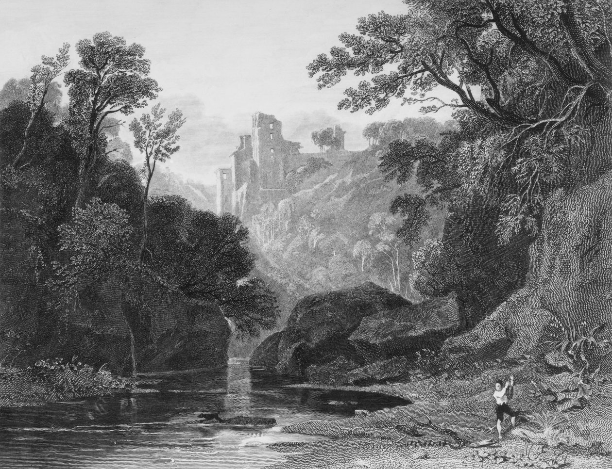 Ansicht von Roslin Castle von John Thomson