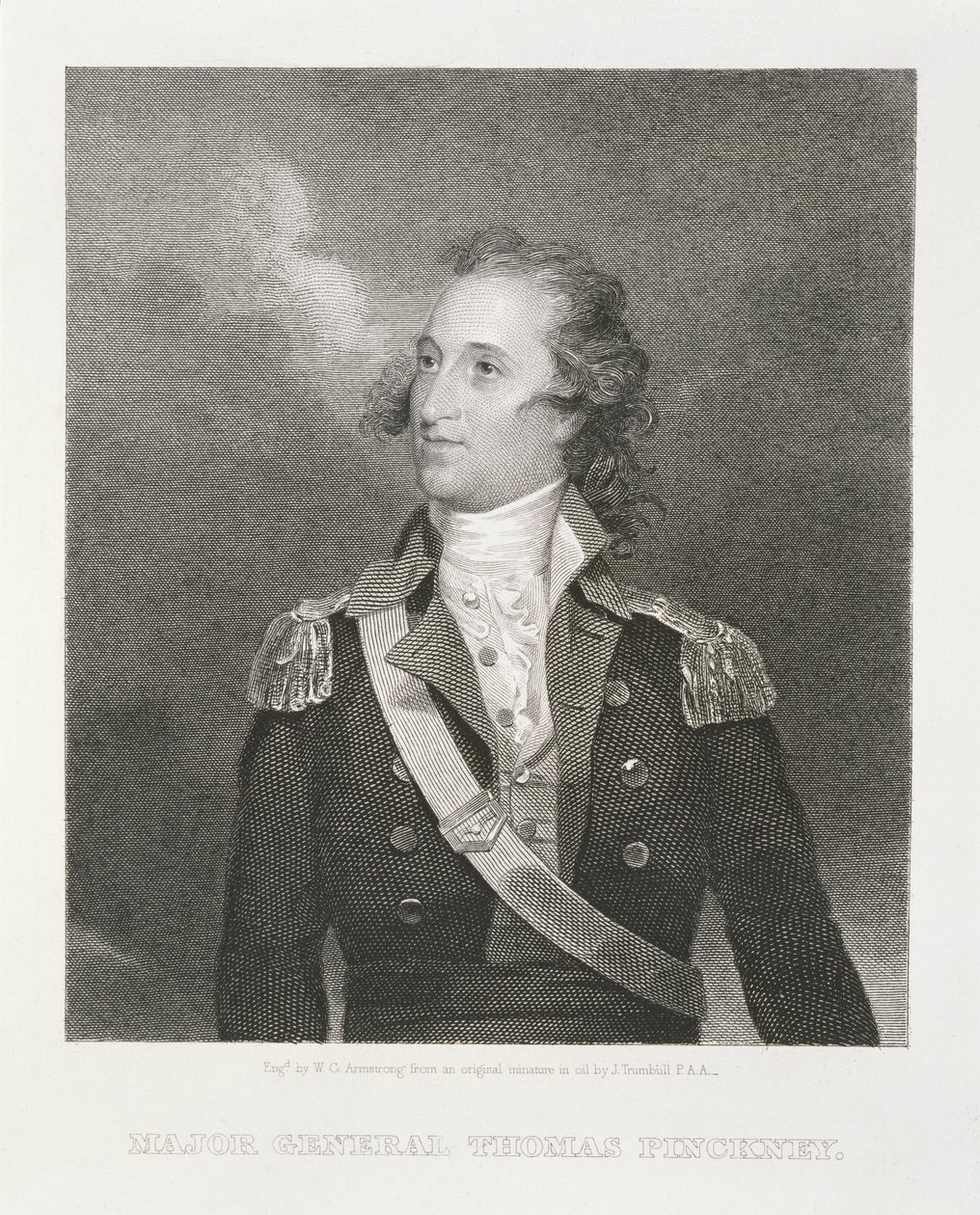 Generalmajor Thomas Pinckney (1750-1828), gestochen von William G. Armstrong von John Trumbull