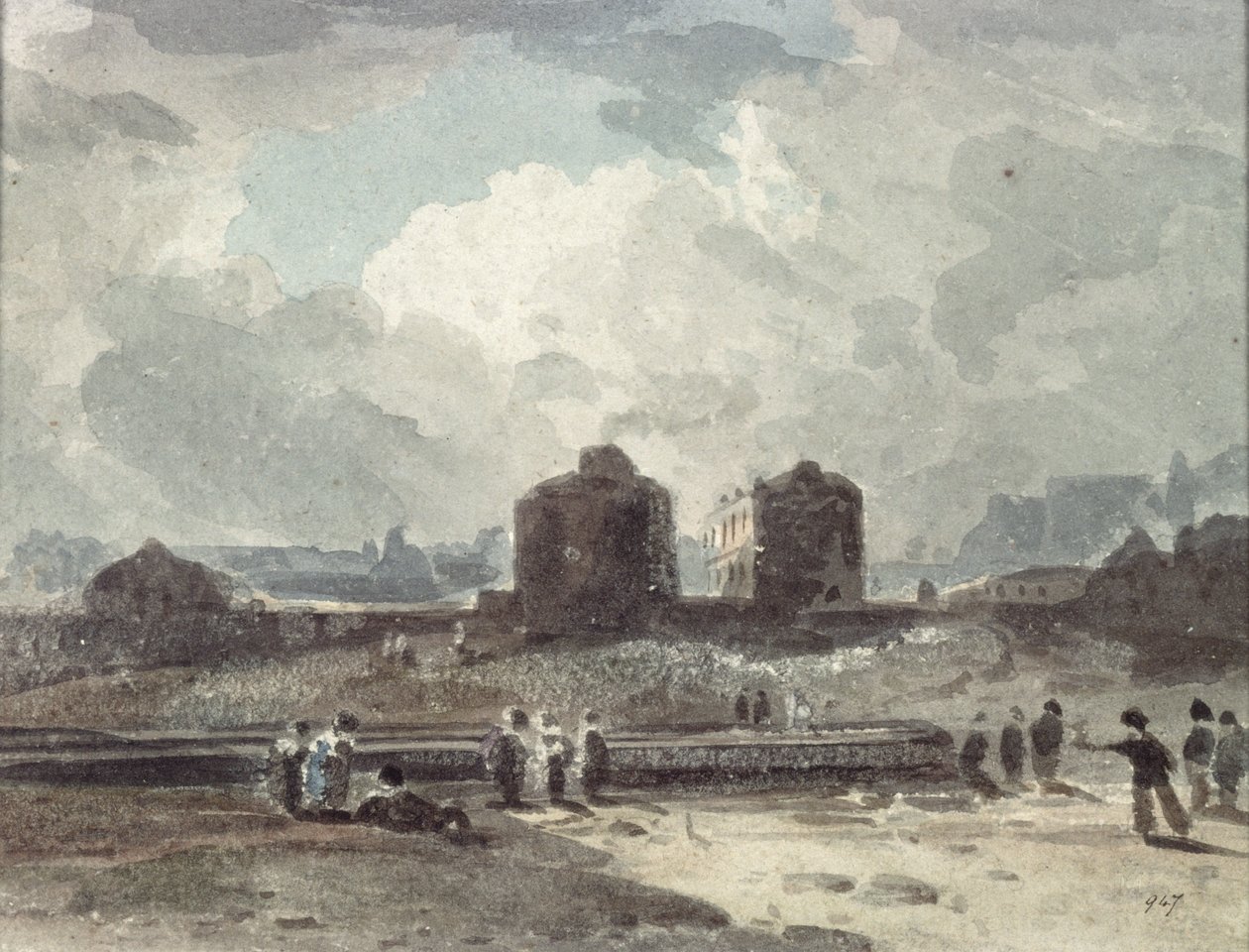 Küstenlandschaft von John Varley