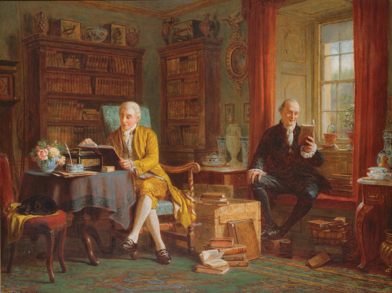 In der Bibliothek von John Watkins Chapman