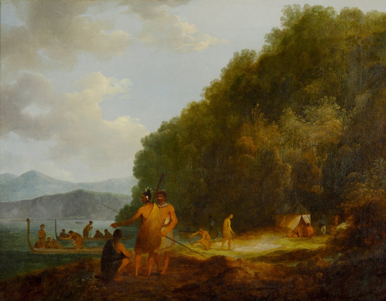 Ship Cove, Queen Charlotte Sound von John Webber