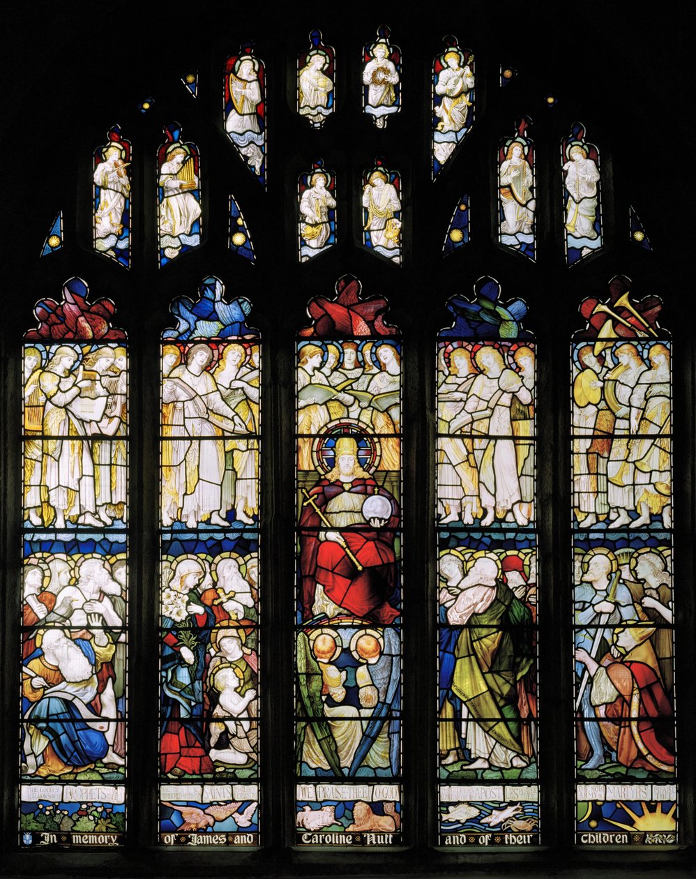 Te Deum, Ostfenster von John William Brown