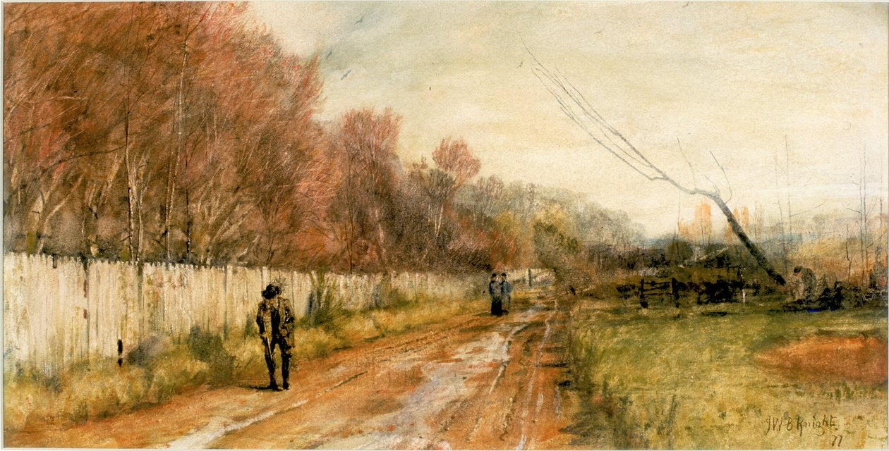 Herbstlandschaft von John William Buxton Knight