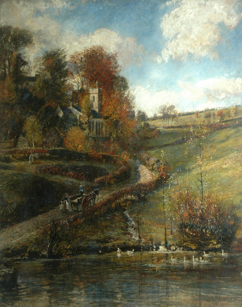 Lindale Kirche von John William Buxton Knight