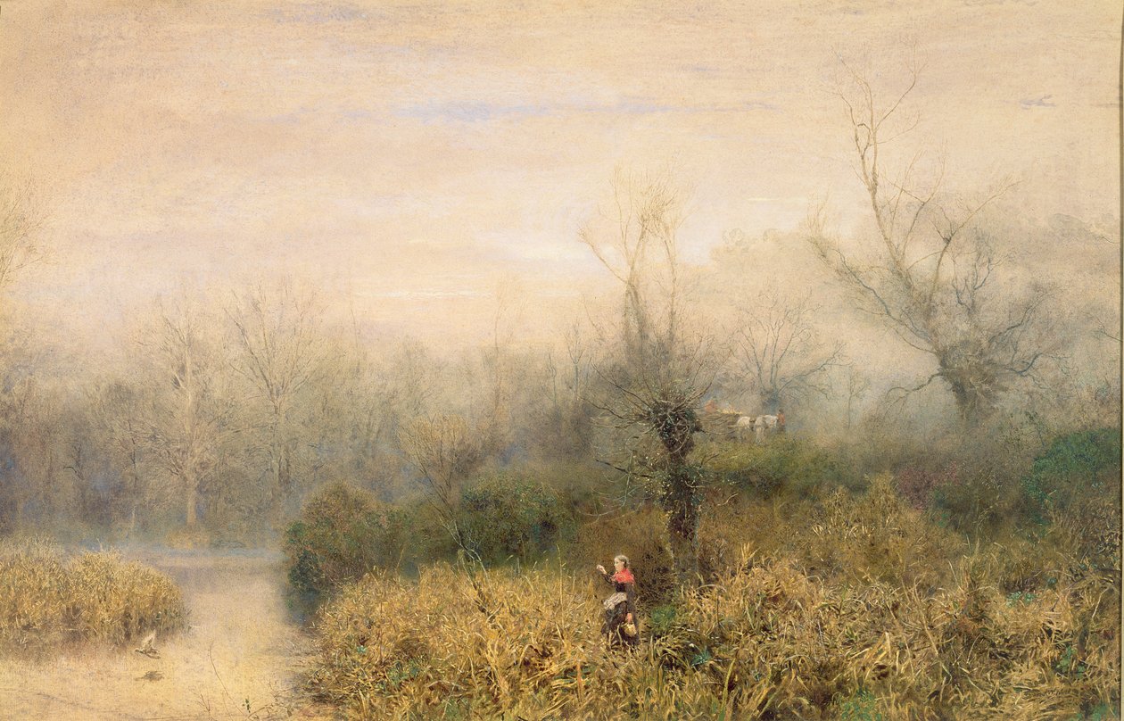 An einem See, 1882 von John William North