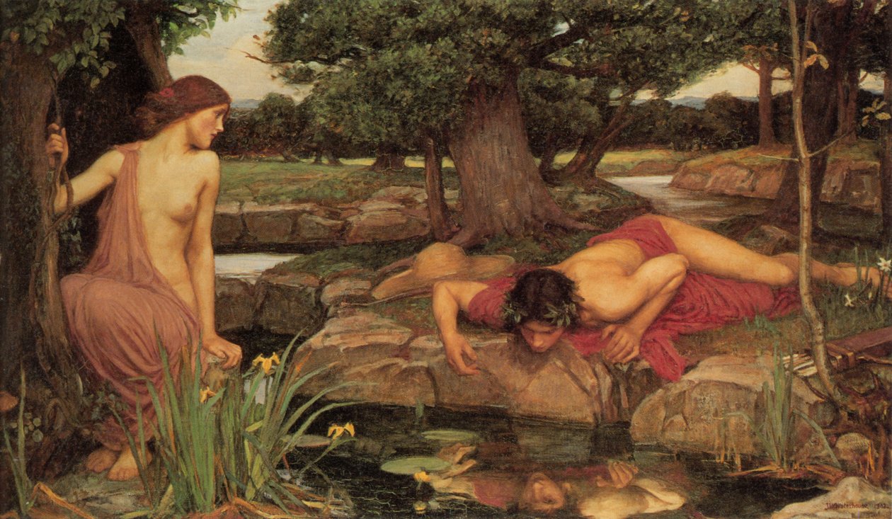 Echo und Narziss von John William Waterhouse