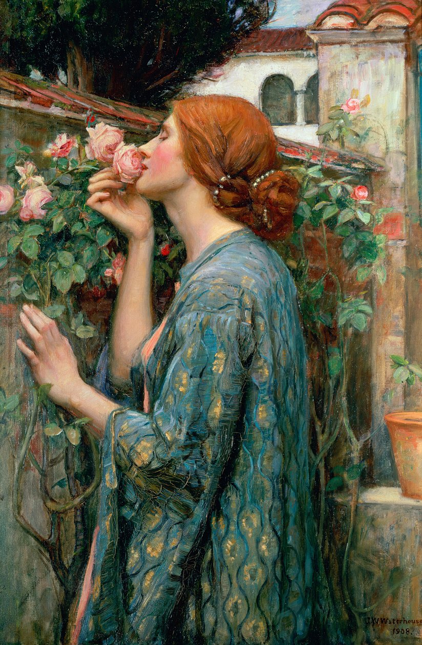 Die Seele der Rose, 1908 von John William Waterhouse