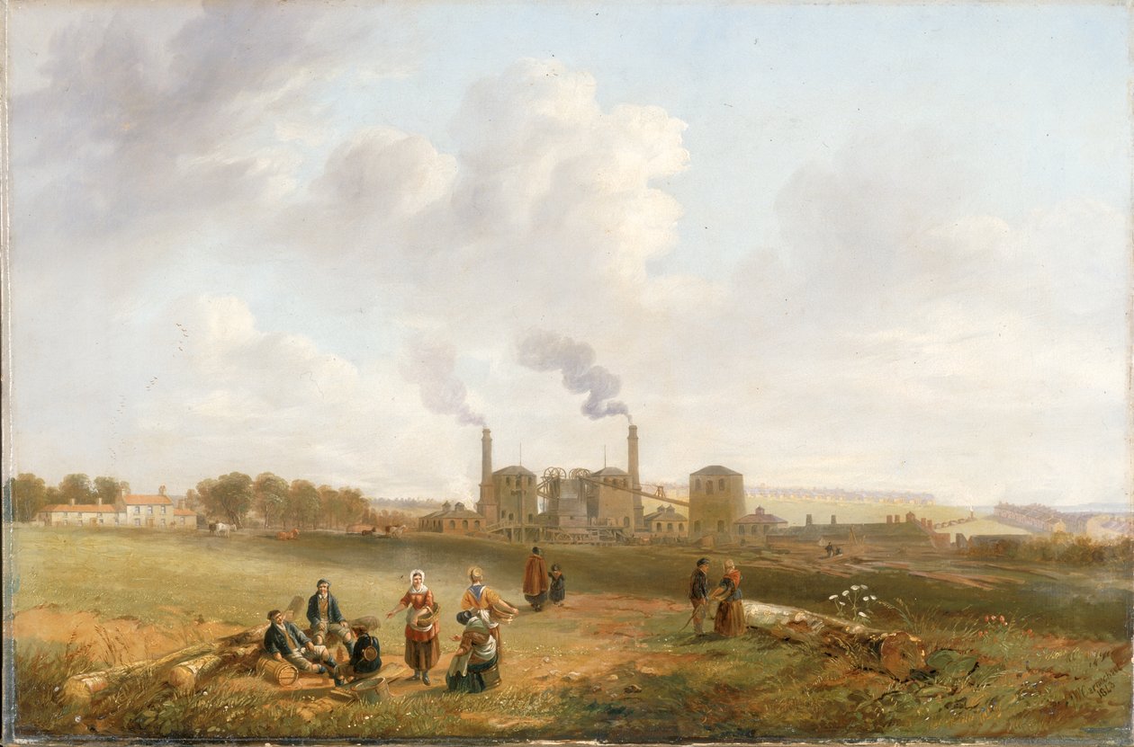 Murton Colliery, 1843 von John Wilson Carmichael