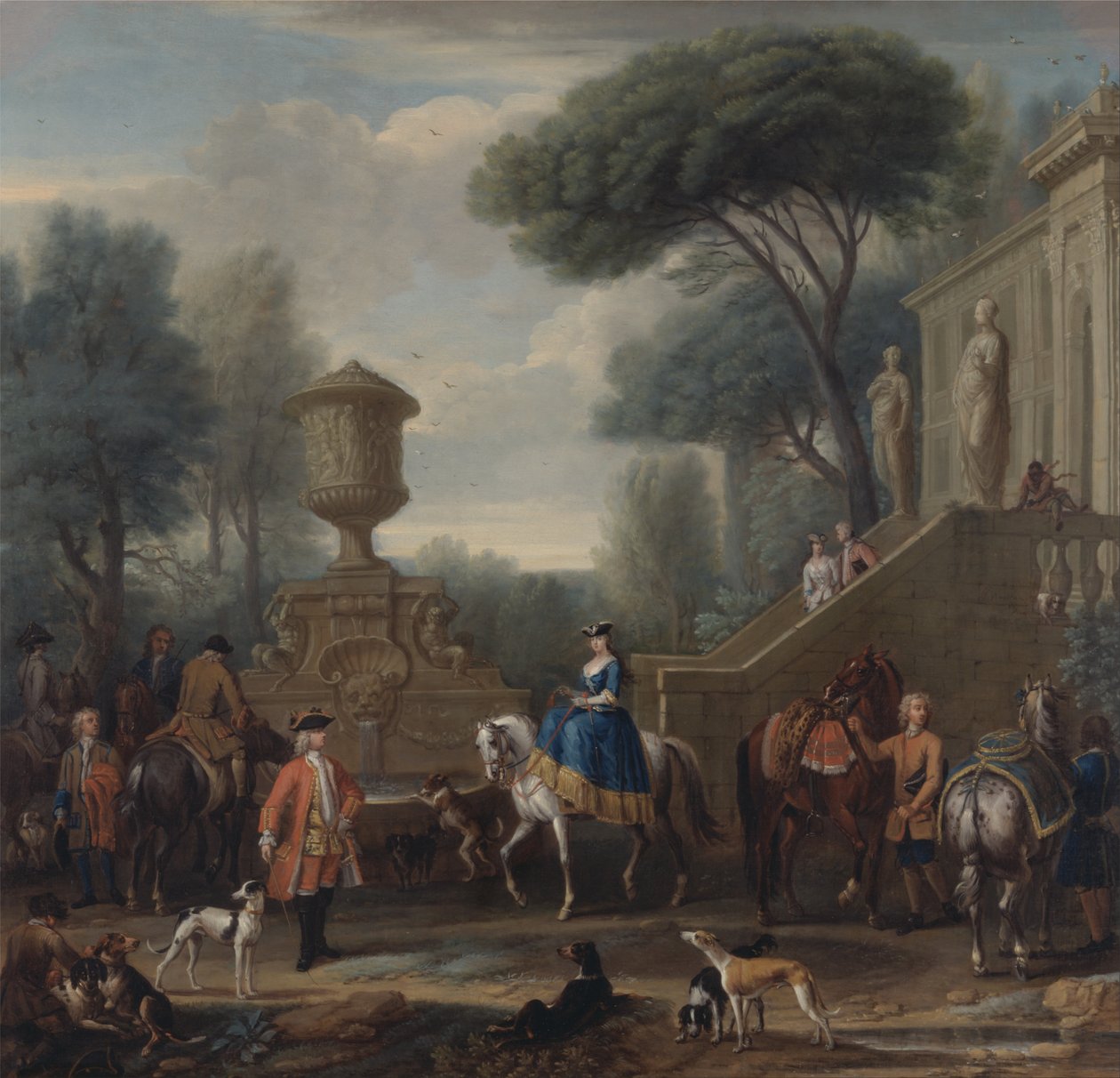 Vorbereitung auf die Jagd von John Wootton