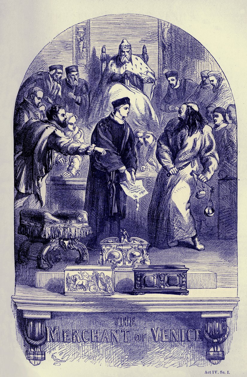 Der Kaufmann von Venedig von John (after) Gilbert