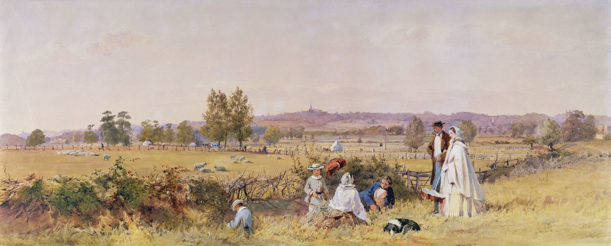 Highgate von Upper Holloway, 1859 von John Absolon