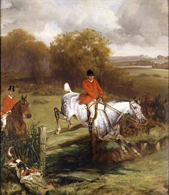 Über einen Zaun springen von John Alfred Wheeler