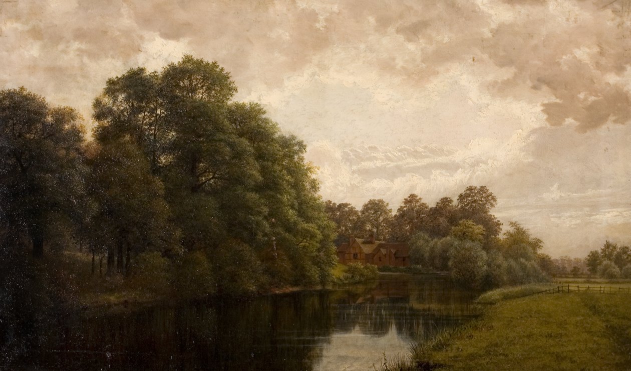 Eine friedliche Szene in Warwickshire, 1883 von John Anderson