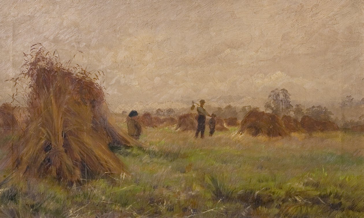 Ernteszene, 1885-99 von John Anderson