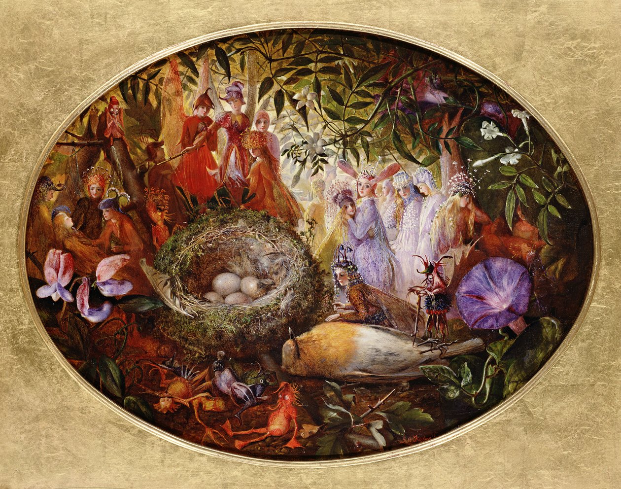 Der Tod von Cock Robin von John Anster Fitzgerald