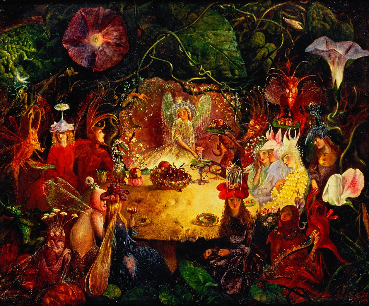Das Festmahl der Feen, 1859 von John Anster Fitzgerald