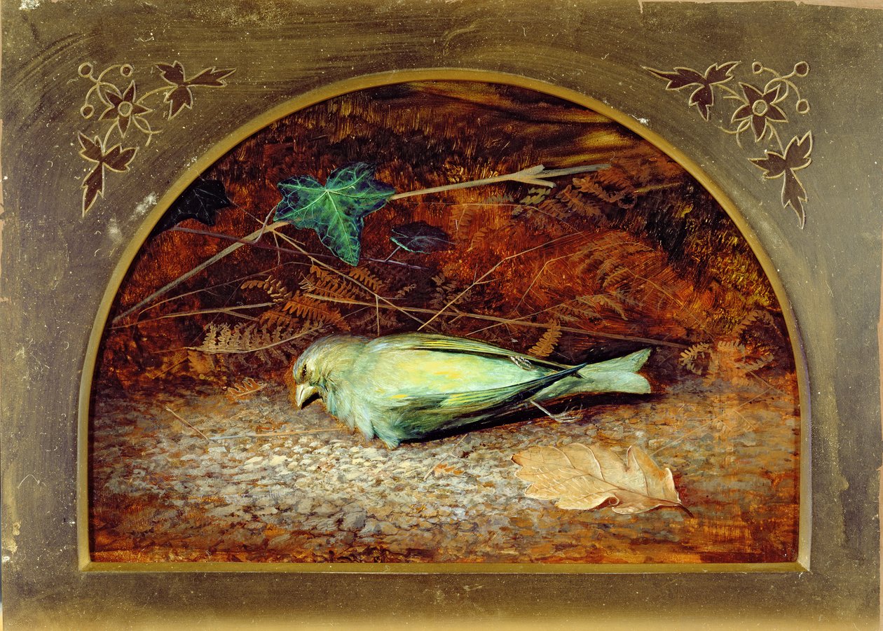 Ein toter Hänfling von John Atkinson Grimshaw