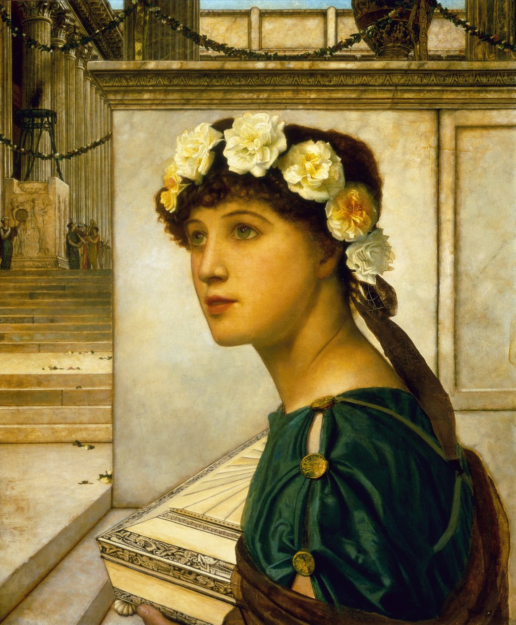 Eine Vestalin von John Atkinson Grimshaw