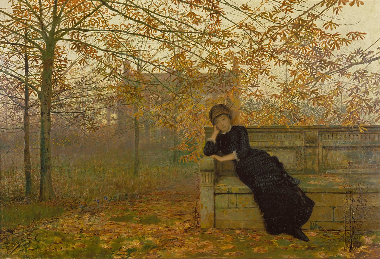 Herbstliche Reue, 1882 von John Atkinson Grimshaw
