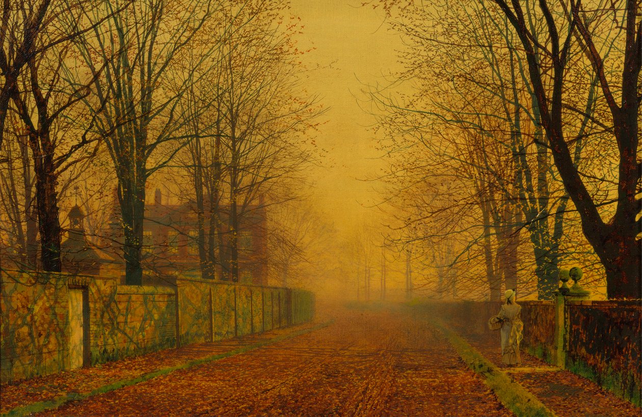 Abendglühen von John Atkinson Grimshaw