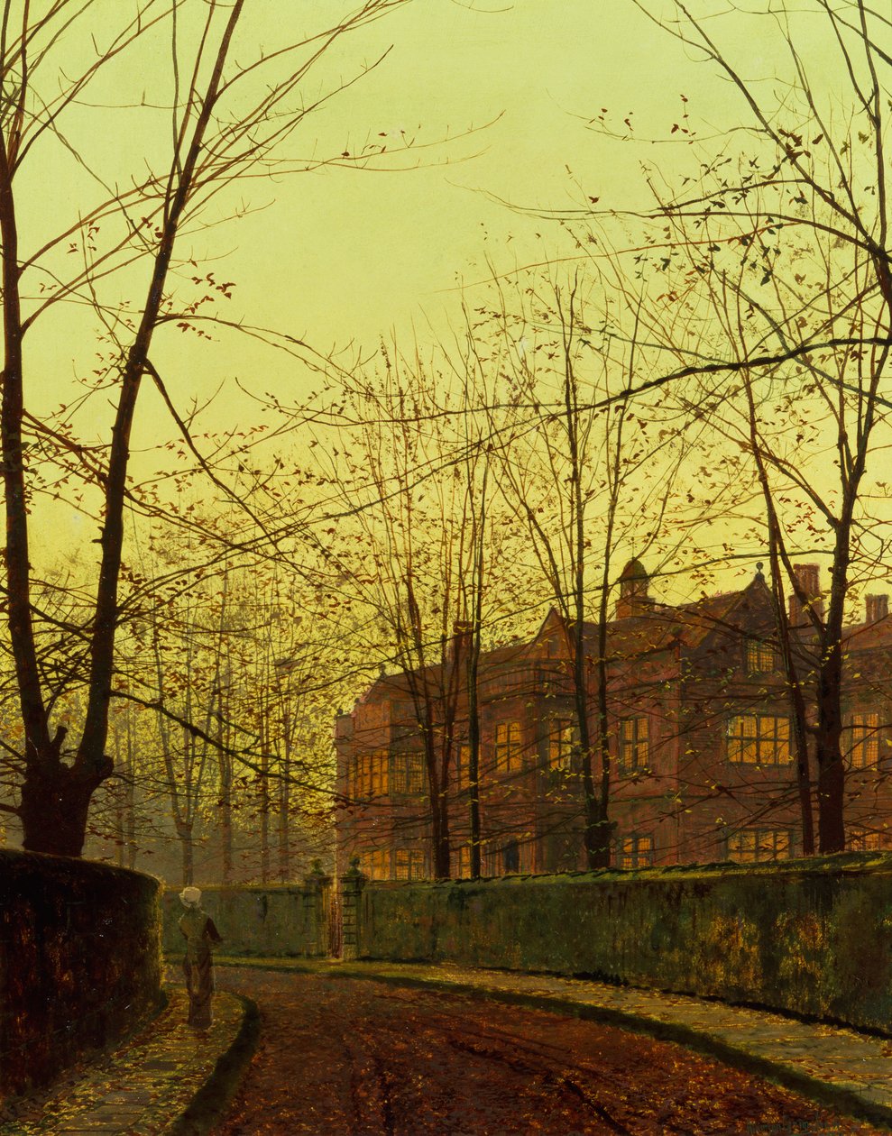 Goldener Herbst von John Atkinson Grimshaw