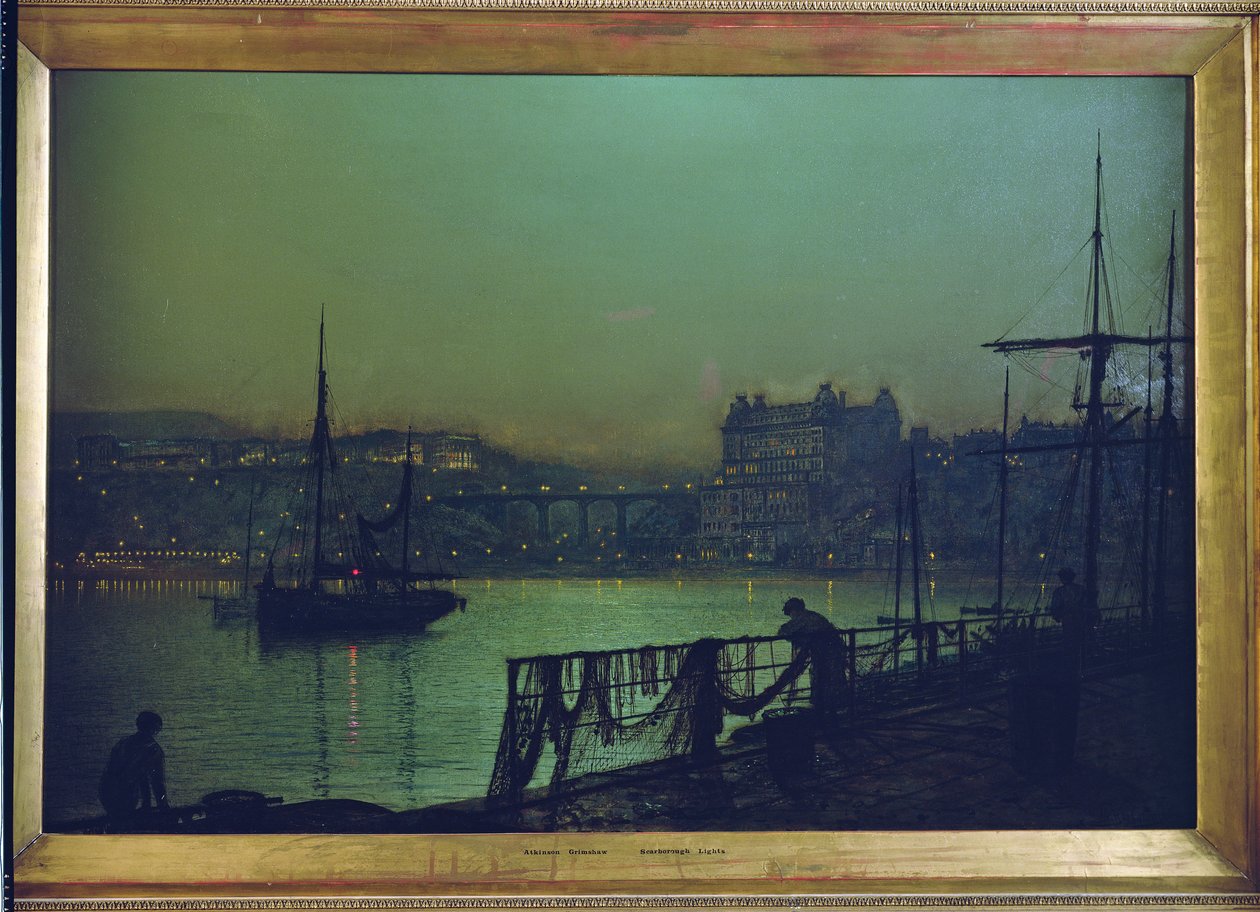 Scarborough: Lichter von John Atkinson Grimshaw