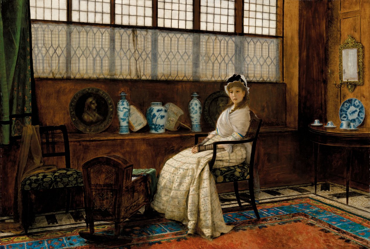 Das Wiegenlied, 1878 von John Atkinson Grimshaw