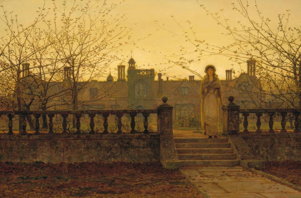 Die edle Dame von John Atkinson Grimshaw