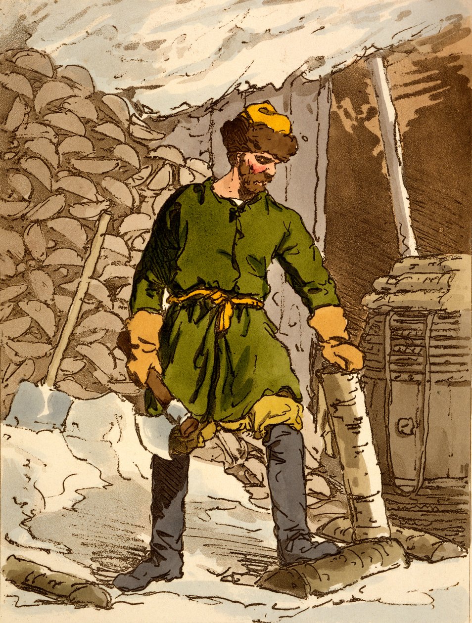 Dvornik, 1804 von John Augustus Atkinson